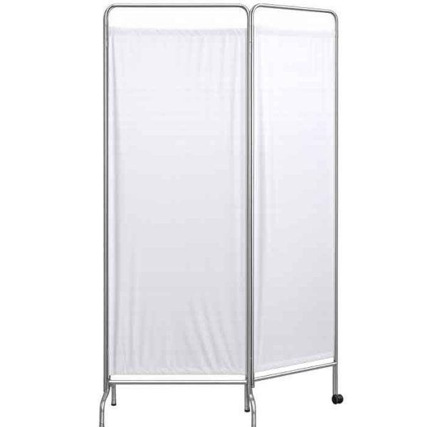 Biombo Clínico Duplo em Aço Inox