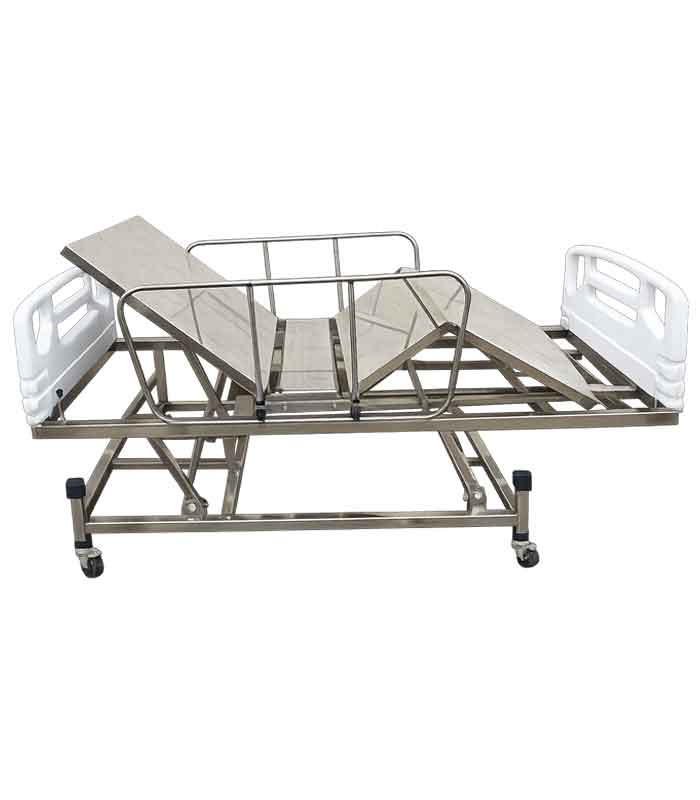 Cama Fawler Inox | 3 Manivelas com Elevação de Leito - Imagem 1