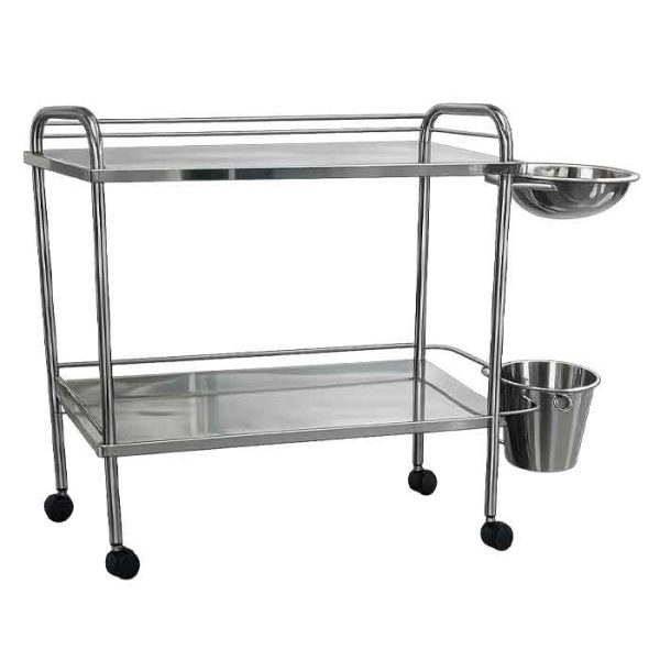 Carro Auxiliar para Curativo Inox