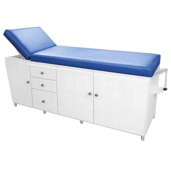 Mesa Clínica | Modelo Luxal (MDF com Armário e Gavetas)